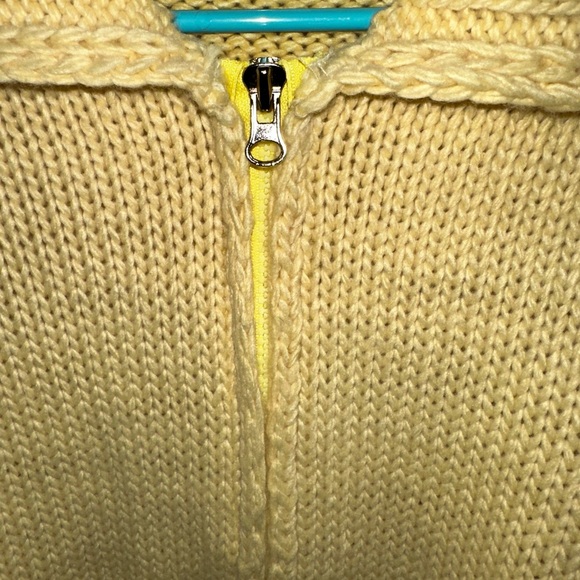 Yellow zip sweater jacket - Picture 4 of 7